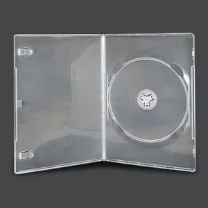 Empty DVD Storage Boxes