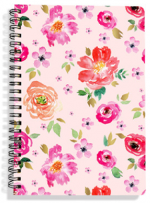Spiral-bound journal (Light pink)