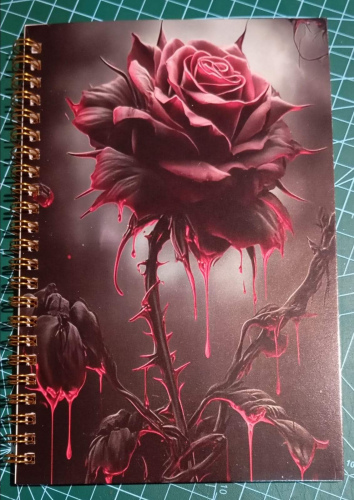 Spiral-bound journal (Rose)