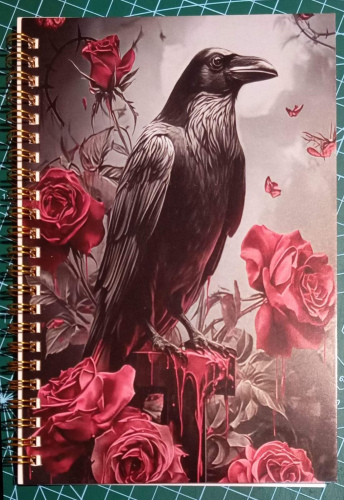 Spiral-bound journal (Raven)